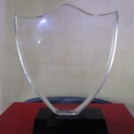 Black base Crystal Plaque