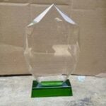 Octagonal Crystal Plaque