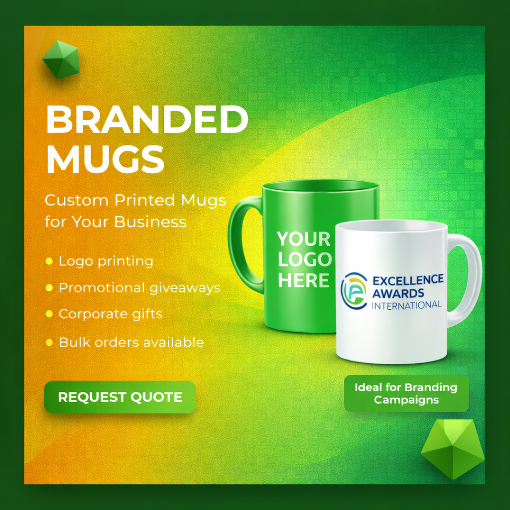 Branded mugs for your business